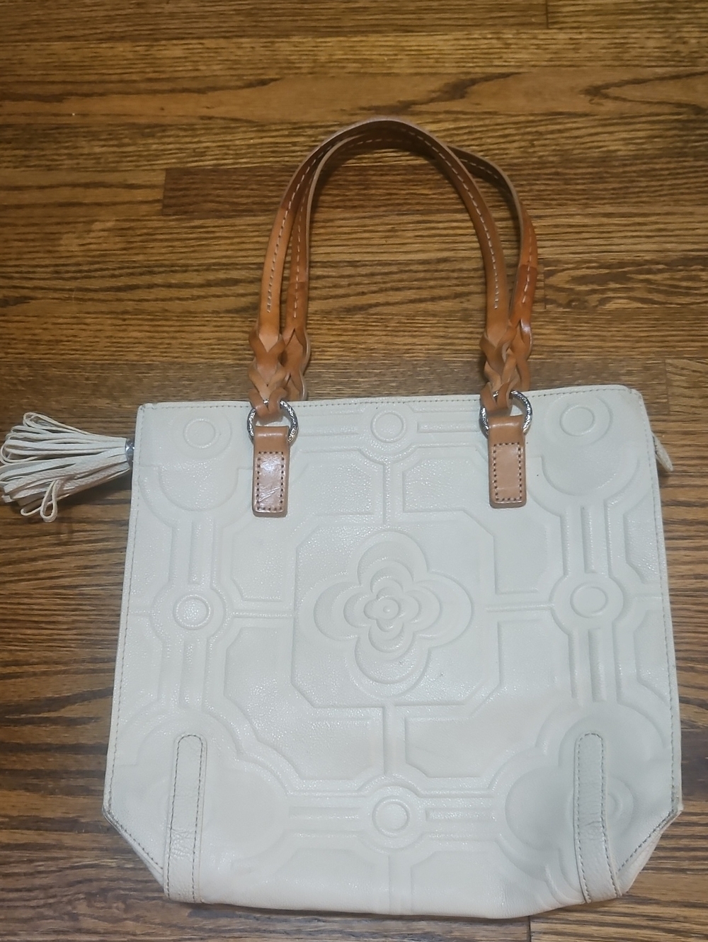 Brighton Savannah Leather Embossed Purse
